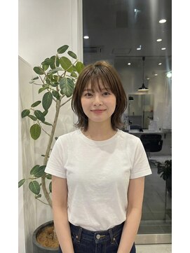 髪質改善 レイヤースタイル 大人可愛い