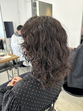 テラス トヨタ(Telasu Toyota) 朝楽5分セットで可愛いブラックウェーブパーマ◎