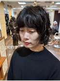 ウルフボブパーマ