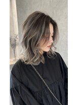 ピース バイ シータ(PEACE by CITA)&nbsp;【KENJI】白髪ぼかしバレイヤージュミルクティー20代30代40代