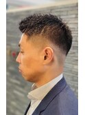 [30代/ビジネスショートモヒカン][麻布十番駅/麻布/MEN'S HAIR]