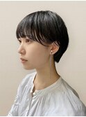 20代30代大人可愛いミニボブ×アッシュグレージュ春カラー