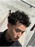 MEN’S HAIR/仏陀パーマ/テーパーフェード/スパイキーショートU