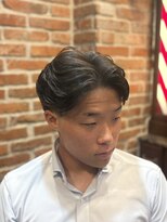 ヘアモードキクチ 日本橋室町店&nbsp;ウェーブパーマ×テーパーフェード