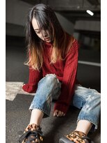 オーバーキャプテンネイキッド(OVER CAPTAIN NAKED)&nbsp;[OVERcaptainnaked] グランジグラデカラー×nightstreet撮影