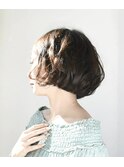 上質なボブパーマで柔らかさを。。。