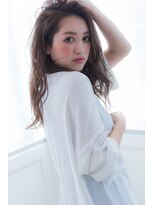 ミエル ヘア 新宿(miel hair)&nbsp;大人×かき上げ×ウェット