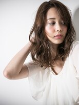 カバーヘア ブリス 北浦和(COVER HAIR bliss) センターパートxウェーブパーマがグラマラスv北浦和20代30代40代