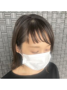 ルシード スタイル レクラ 栄生店(L'UCIDO STYLE L'eclat) 切りっぱなし大人ボブ