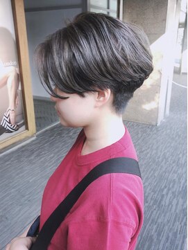 モリオフロムロンドン 原宿本店(morio from London) 【morio 原宿】グレージュ×ハンサムショート☆