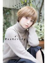 クオリス 上福岡店(QUALIS)&nbsp;大人かわいい/小顔ショート/ショートボブ/明るめグレージュ/30代