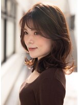 ヘアーサロン ウィング(HAIR SALON Wing) くびれミディ×大人ベージュカラー