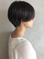 オーレント(AULENT)&nbsp;前上がりのラインショート×黒髪