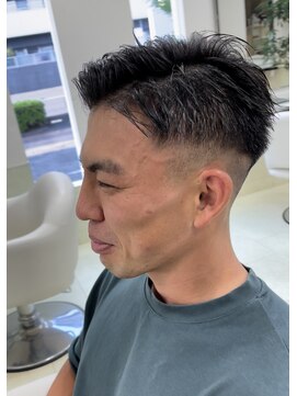 ロンドガルマン 名古屋(Lond GULLMAN) Ryu指名七三フェードスタイル