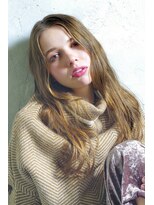 クシュ 所沢東口店(kusyu...)&nbsp;ペールベージュセクションカラーグラデーションカラー外ハネボブ