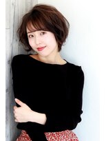 クシュ 所沢東口店(kusyu...) ペールベージュセクションカラーグラデーションカラー外ハネボブ