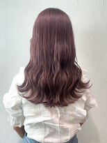 アイティー バイ アルバム 中野店(IT by ALBUM)&nbsp;ピンクラベンダー_外ハネボブセクションカラー_ba367071