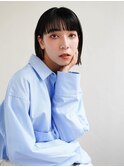 オフィスヘア/エアリーミディ/ショートパーマ/新宿
