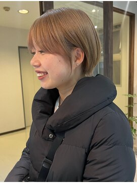 ソイデュエ 梅田(soi due) ショート/ミルクティーベージュカラー