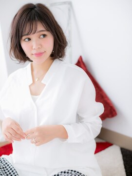 スペース 海浜幕張(spes) 海浜幕張/髪質改善/グレージュカラー☆ふわふわボブパーマd