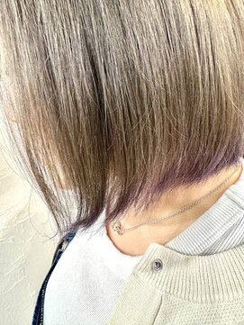 マイレ(maile) #スソカラー #ミルクティーベージュ
