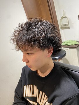 ヘアーシェルターフォーメン(Hair Shelter for men) 波巻きプードルパーマ