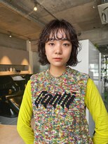 フィルムス 表参道(FILMS)&nbsp;ココアベージュ/黒髪/クラゲヘアー/オリーブグレー/ボブ/表参道