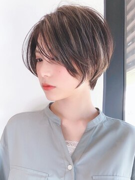 セイドット オモテサンドウ(Say. omotesando) say.　メンズライク　アースカラー　ショート　くびれショート