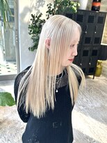 ヲタク(wotaku.)&nbsp;ホワイトミルクティーベージュハイトーンブリーチカラーブロンド