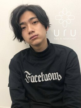ウル 関内(uru)の写真/【関内駅徒歩2分】駅近にあるから通いやすい！お仕事帰りにも通いやすいのが◎カット、メンズパーマ高評価*