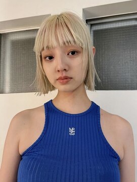 シキ 渋谷(siki) ハイトーン/ブリーチ/レイヤーカット/シアーカラー/渋谷/原宿