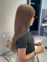 リアン バイ キートス(Lien by kiitos)&nbsp;ミルクティーグレージュ/ベージュ/ダブルカラー/ハイトーン