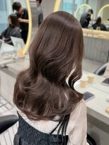 ロンドウル 熊本(Lond ulu) ウェーブミディアムメルティカラー×ブリーチなし韓国【熊本】