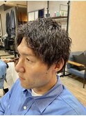 メンズパサつかないゆるめツイストパーマ☆