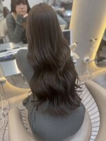 ハローバイシー 仙台(Hello by Sea)&nbsp;ヘーゼルブラウン×くびれヘア[夏/韓国ヘア/グレージュ]仙台