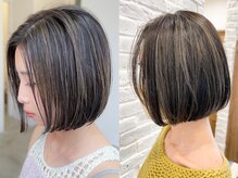 大人女性のライフスタイルに馴染む細いハイライト◎