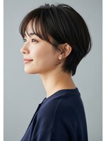 エス 三宮(esu)&nbsp;AH12 似合わせショート　30代40代50代　三宮ショート