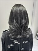 ミディアム×暗髪