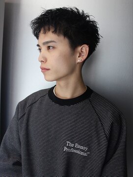 オルカ(ORCA) men's/メンズ/スパイキーショート/フェード/ニュアンスパーマ