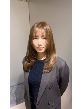 アルーシェ 新宿店(Alushe) ワンカールレイヤー×オリーブベージュ