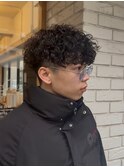 外国人風スペインカール