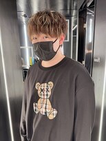 アオアクア 新越谷店(AO-AQUA)&nbsp;立体感,垢抜け,大人男子,ケアブリーチ,細めハイライト,束感