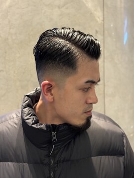 ヒロギンザ 難波店(HIRO GINZA) サイドパートスキンフェード