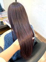 マリアバイアフロート(Maria by AFLOAT)&nbsp;〈藤間〉ブリーチなしピンクブラウン/ツヤ感カラー/大人ガーリー