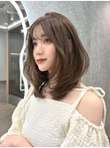 ▼ハッシュカットミディアムハッシュくびれヘア