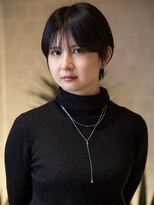 ピークアブー アヴェダ アトレ恵比寿(PEEK-A-BOO AVEDA)&nbsp;大人可愛いハンサムショート/前髪ありショート/丸みショート