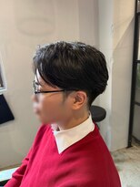 ガイ ラタン ウエスト(GUY lattan west) 曲がる縮毛矯正/MEN'S/メンズ/ショートセンターパート/松戸