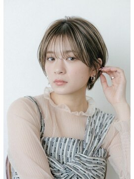 ミンクス 銀座店(MINX) シアーベージュ×シースルー大人ショート