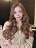 【上品に明るく】ライトニングWカラー×似合わせカット ¥28500→