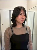 ダークパープル/ナチュラルショート/夏のヘアアレンジ/茅ヶ崎